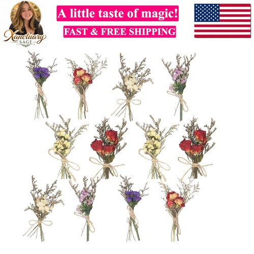 Pcs mini dried flowers - 12,